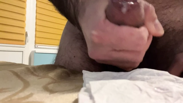 Nice masturbation and spray cum at the end
