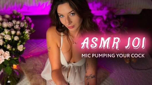 ASMR 31 TALIMATı. Tatlı melek kız mic yarağını pompalıyor. Amy Haze