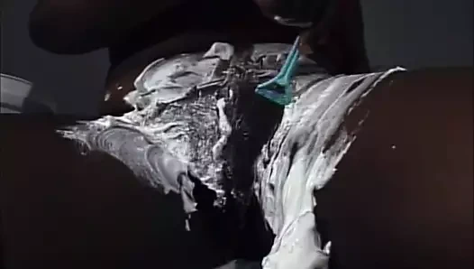 Büyük sert horoz için bir şişman siyah sürtük