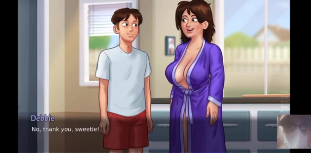 MILF STEP-MOM WAS SURPRISED! I FUCK HER IN THE KITCHEN WHILE STEPSIS IS THERE.