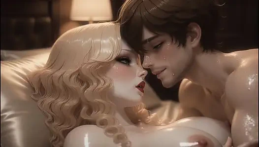 Horny Neglected Stepmom Deep Kissing & Wet Touching with Young Stepson