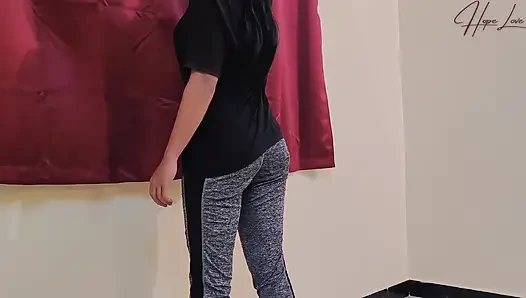 Spor salonuna gitmeden önce erkek arkadaşımla şenlikli seks