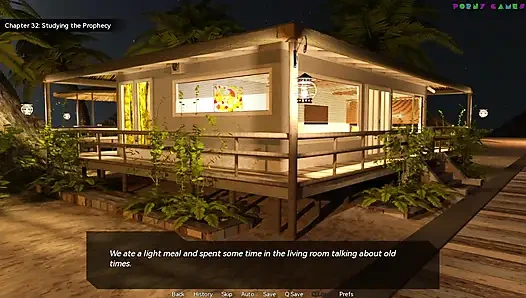 Tk8000'in balayı adası - üvey kız kardeşim ve üvey kız kardeşim döl değiştiriyor