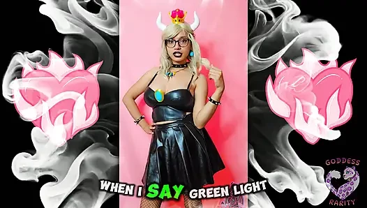 Tanrıça Rarity senin için bowsette olarak soyunuyor