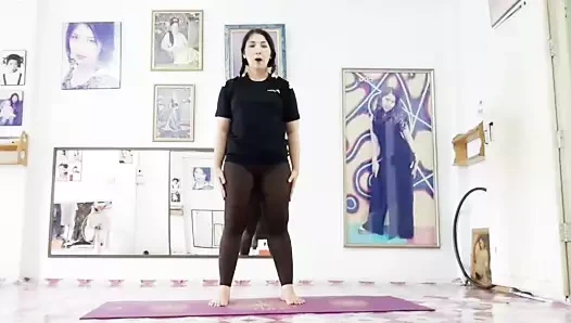 Sıkı yoga pantolonu