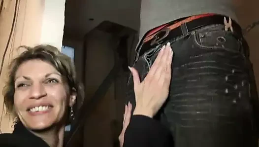 Fransız bayan bir dp alır