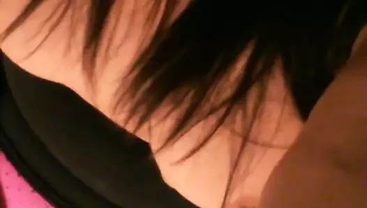 Handheld milf selfshot bate kısa