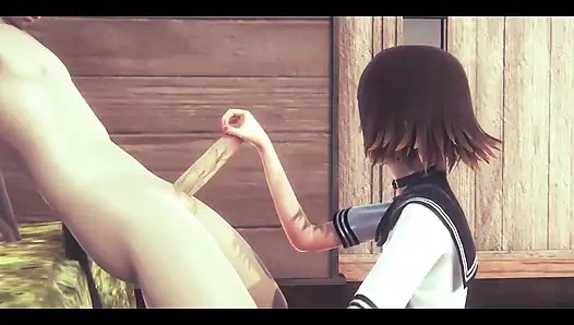 Hentai sansürsüz 3 boyutlu - mia ve elf sert seks - Japon Asyalı manga anime film oyunu porno