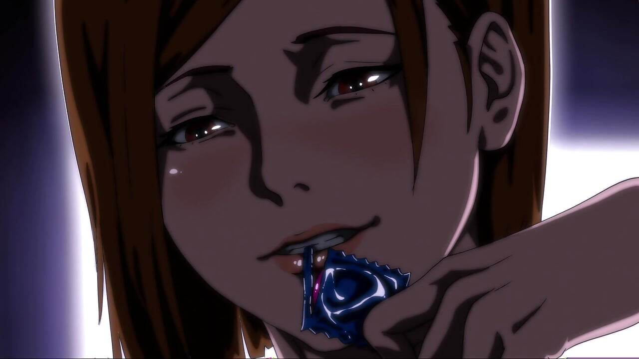 Sevimli genç esmer üveybrtoher hentai ile sansürsüz sikilirken prezervatif kullanıyor
