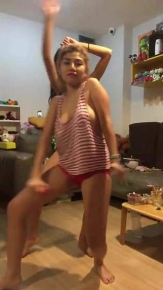 seksi Tay kızlar dans