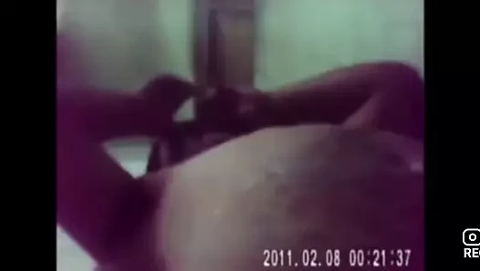 Oso en el sauna