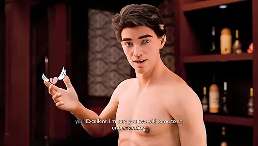 3 boyutlu devilla yoga barında sikiliyor, göğüsler şehvetli bitirmek için spermle kaplı