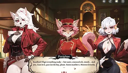 Otel hikayeleri ürkütücü hentai oyunu ep.6 kadın egemenliği hayaleti dölleme!
