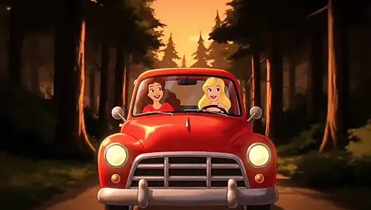 Crystal Lake Kampında Çılgın Sikişiyor. Cartoon Horror Parody