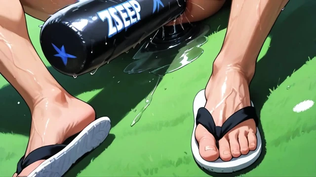Femboy ftm geniş göt deliğine bir beyzbol sopası sokuyor. Hentai porno animasyonu.