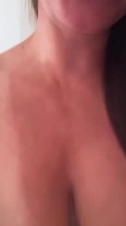 My stepsister with big tits is masturbating her pussy. | Clip 1
