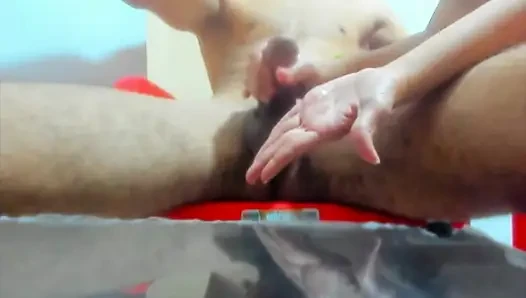 My stepsister masturbates me and sucks my cock until I cum amateur sex.
