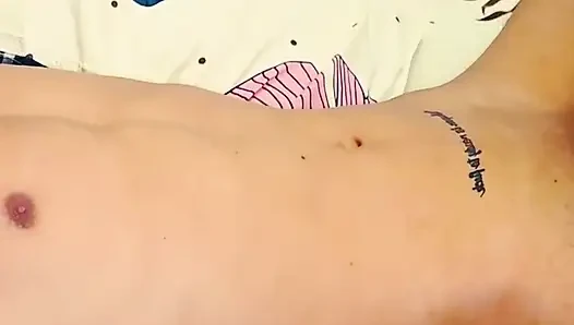 Akash called Tejaswini to his house and sucked his cock and sucked boobs