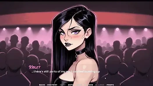 Yeni kız arkadaşım tabu hentai oyunu ep. 41 gotik kız arkadaşımla bdsm şaplak!