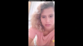 Loira do Bigo Live Sensualizando