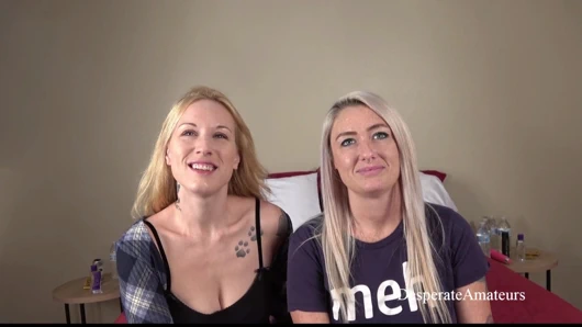 Desperate Amateurs Alex Misty and Misty Meaner get their big tits and tight milf pussies banged hard