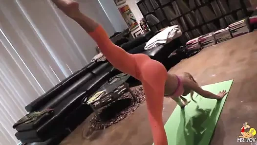 Yoga sürtük alina batı hoşlanır anal seks