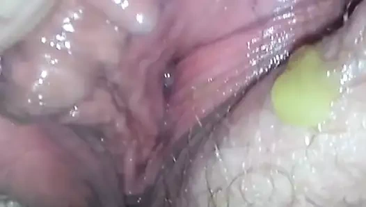 La Cerda Se Corre Cuando Miro Dentro Del Chocho Con Banana