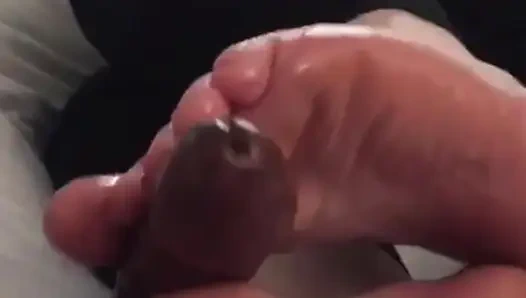 Snow bunny Married slut Queen empties BBC Balls. Cum shot