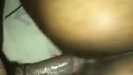 Creaming üzerinde onun çük