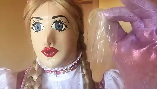 Transeksüel Dirndl prezervatiften döl emiyor