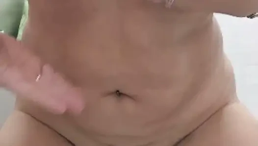 Public toilet slut strips