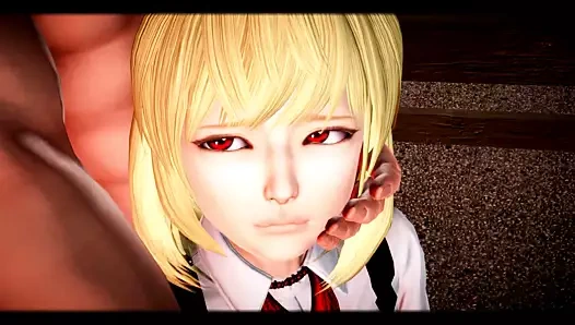 Touhou - karanlık kız seks rumia