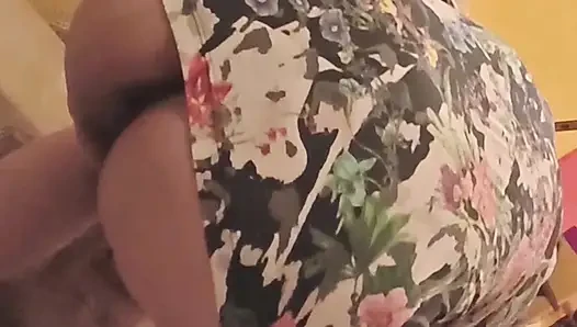 Follow my girlfriend as she does chores around the house with a t-shirt and nothing else!