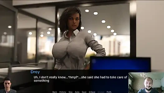 İş yerinde masanın altında emiliyor