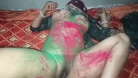 Holi spacial. Holi par bhabhi ki chudayi kari
