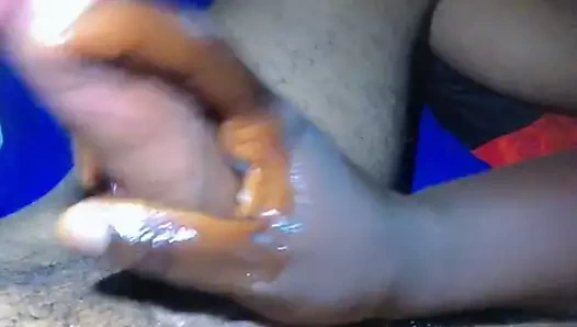 Sert sikilen beyaz yarak