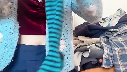 Hana üniversite etek kıyafetli seksi vücut iyi göt