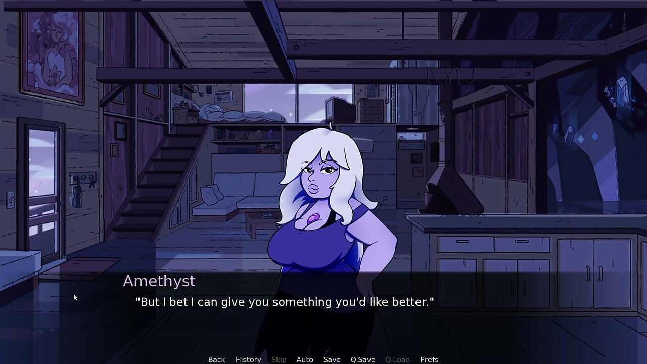 Amethyst gerçekten oral becerilerini göstermek istedi - Gem Blast bölüm 2