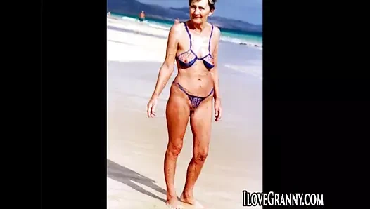 Ilovegranny iyi yaşlı amcıklar ve buruşuk göğüsler