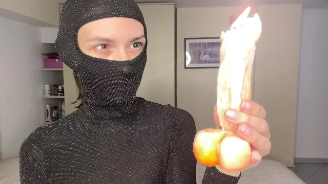 Masked Candle Tease, Soft Femdom & Erotic Play with Toy Flame, Daniella's OF Preview