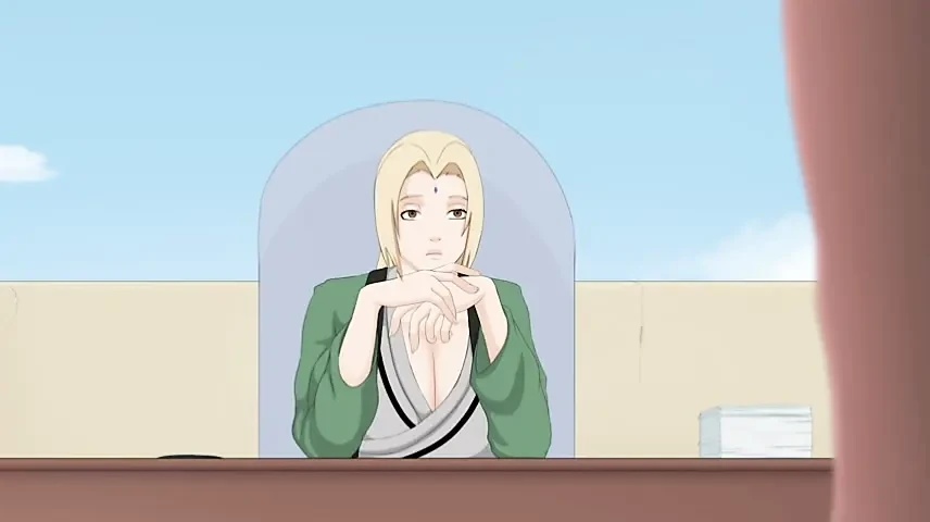 Tsunade bir anlaşma yapıyor