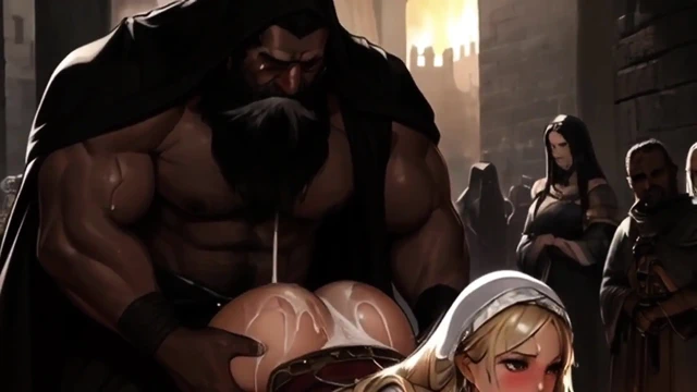 Afrikalı savaşçılar Avrupa sokaklarında sert seks yapıyor