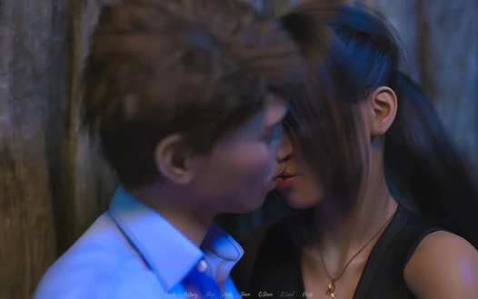 Evli kadın olmak - v1.175 - Christine Tobey'i erkek arkadaşı olarak kabul etti ve öpüştüler