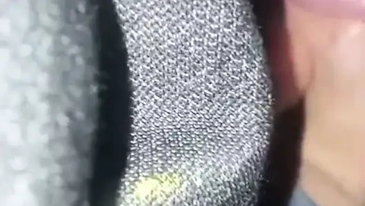 We almost got caught, jerking off in public!