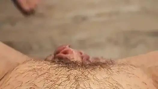 She's on her period but nothing stops her, she loves my dick being everywhere...