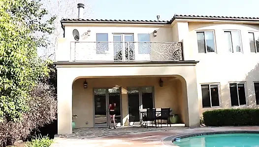 Üvey anne yalnız olduğunu sandı - her şey farklı oldu - ateşli