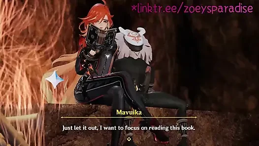 Güzel bir kızıl saçlı kitap okurken sikiliyor