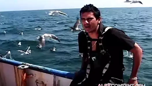 Şişman sürtük ile açık havada sikiş