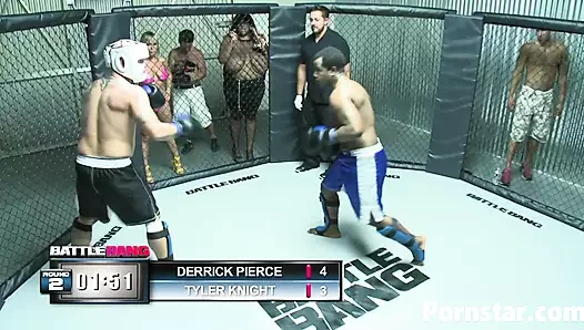 Sıcak bebek jessica moore kahrolası mma boxer derrick pierce