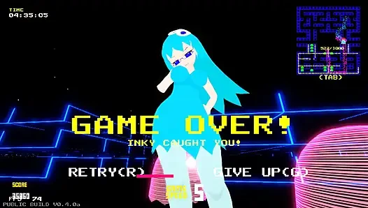 Pacman ghosts beni hep birlikte sikmeye karar veriyor, ağızlarında spermim için kavga ediyor